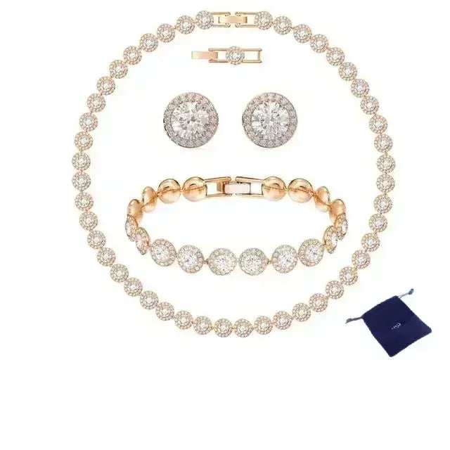 Women's Luxurious and Exquisite Jewelry Sets, Simple and Elegant Sets, Women's Couple Jewelry Sets, Wedding Rings