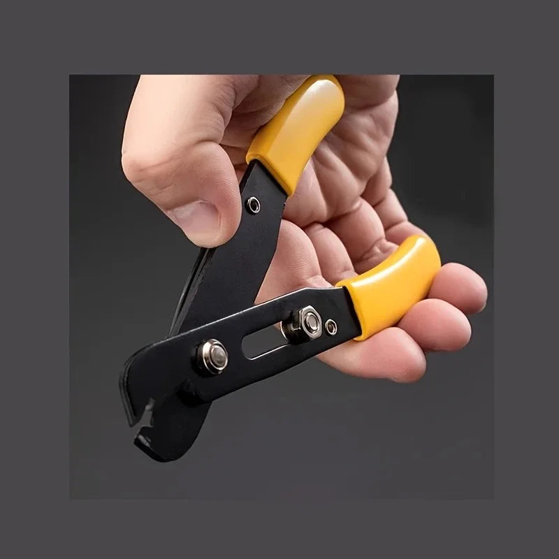 Jewelry Making Chain Pliers - Riveted Manual Bag Chain Opening/Closing Tool, Adjustable Mini Stripper for Chain Installation