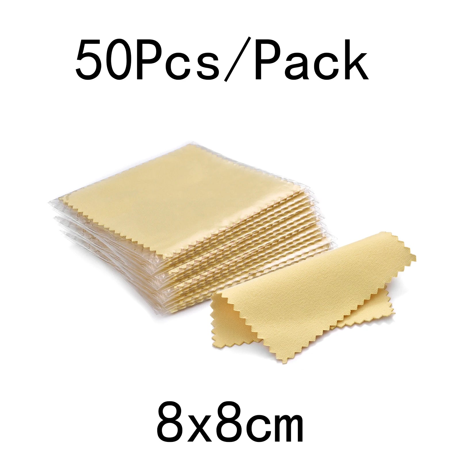 10-50pcs Polish Polishing Cloth Silver Color Cleaning Polishing Cloth Soft Clean Wipe Wiping Cloth For Silver Gold Jewelry Tool
