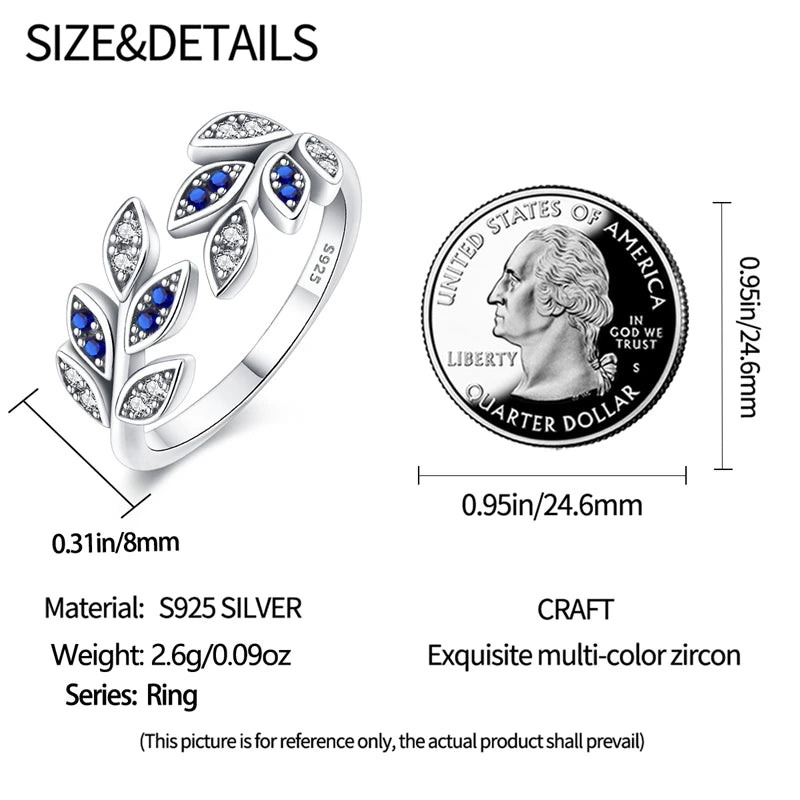 Original Hope Rainbow Flower Ring s925 Silver Jewelry DIY Exquisite Fashion