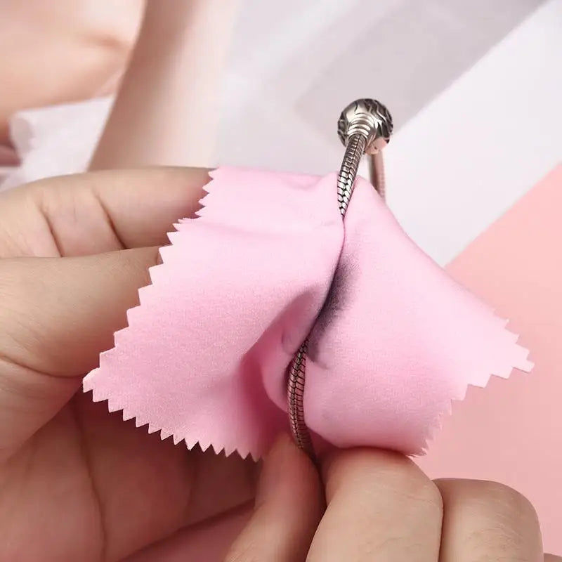 50pcs Silverware Polishing Cloth Soft Cleaning Polishing Cloth Clean Wipe Wiping Cloth For Silver Gold Jewelry Tools Equipments