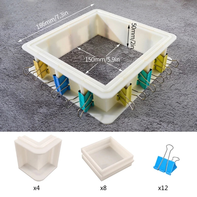 Adjustable Mold Housing Plastic Housing Frame Molds for Handmade Soap Molds DIY Resin Molds Candle Molds Art Craft Molds