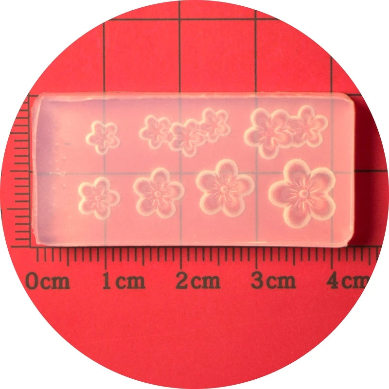 3D Nail Art Mold UV Epoxy Resin Glue Petal Flower Silicone Mold Three-Dimensional Flower Decorative Diamond Sticker Nail Jewelry