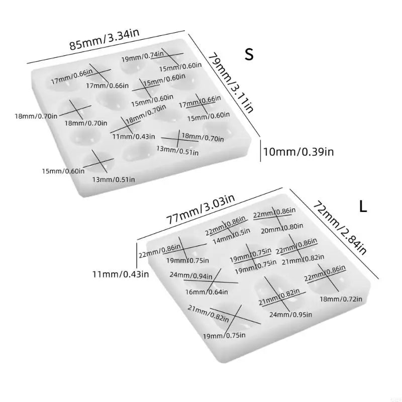 Easy Releasing Silicone Mold Handmade Pendant Making Molds Silicone Texture Suitable for Crafting Geometric Stone