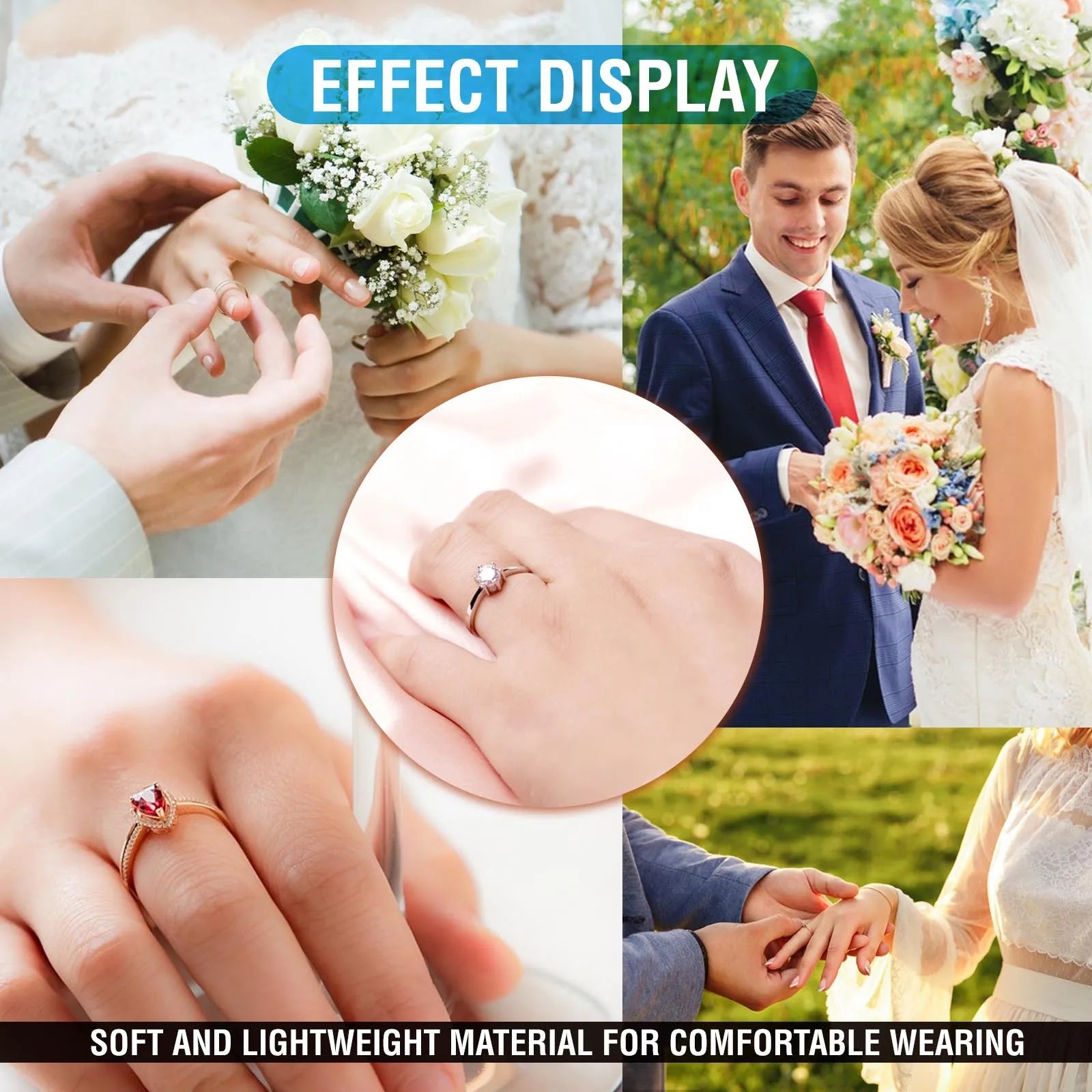 Ring Size Adjuster Resizer Silicone Invisible Finger Ring Size Resizer Clear Sticker for Loose Rings Jewelry Guard & Tools