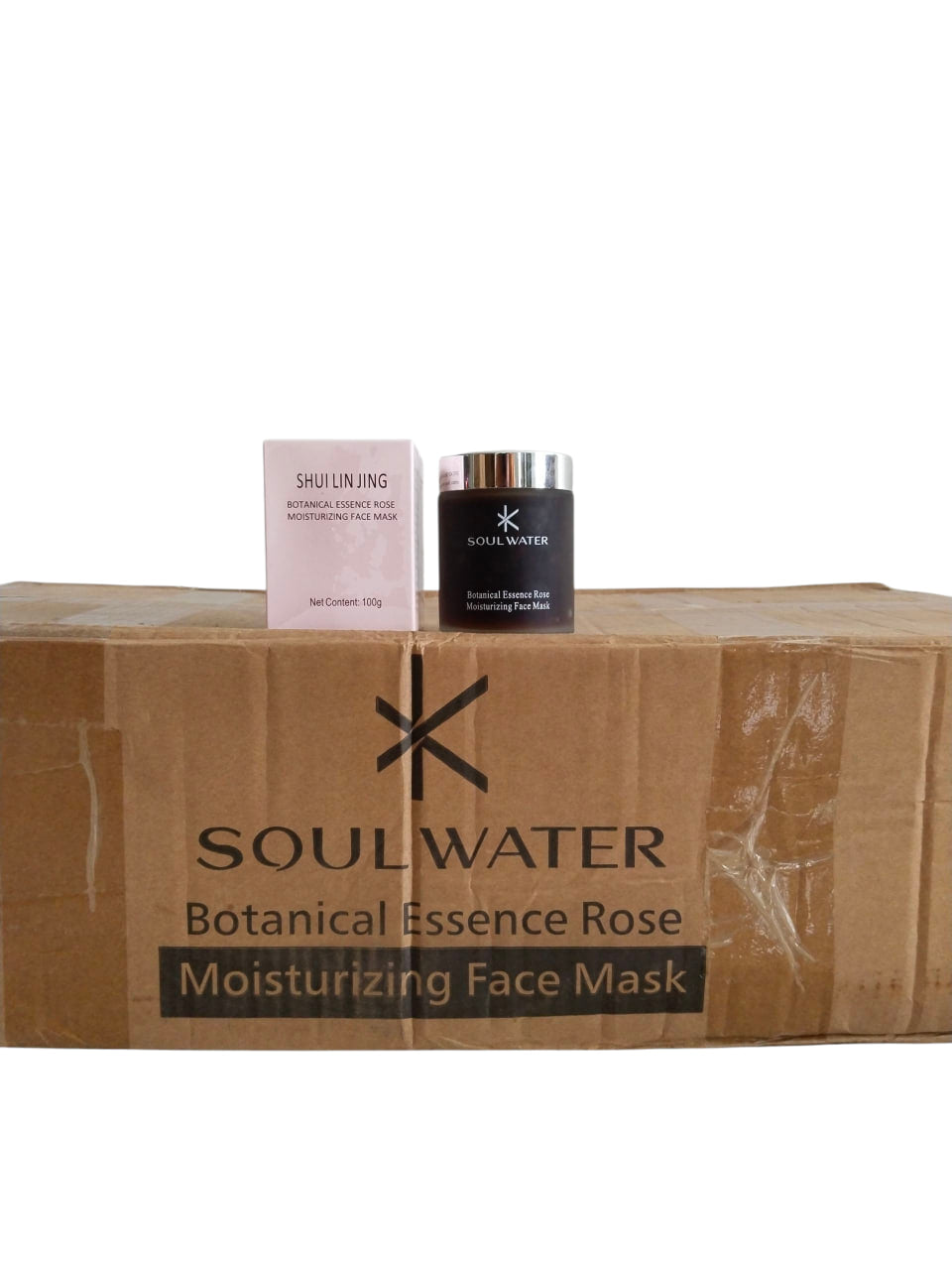 SHUILINJING Botanical Essence Rose Moisturizing Face Mask Carton (100 Units)