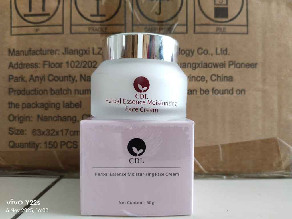 CDL Herbal Essence Moisturizing Face Cream Carton (100 units)